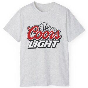 Coors Light Vintage Beer Logo Drinking Graphic Logo Shirt 101